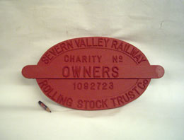 Owners Plate